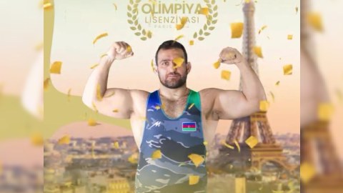 Daha bir güləşçimiz Parisə vəsiqə əldə etdi 