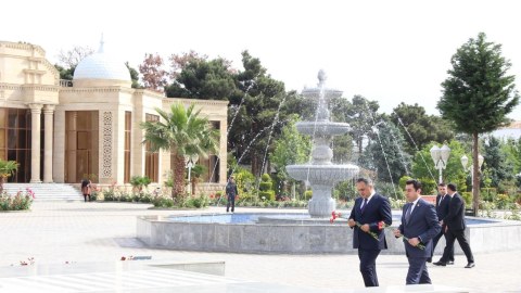 Goranboyda Heydər Əliyevin anadan olmasının 101-ci ildönümü qeyd edilib - FOTO