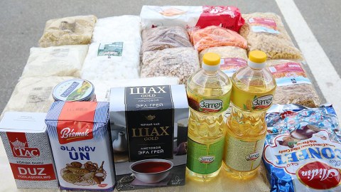 Regionlarda yaşayan 4200 aztəminatlı ailəyə sovqat göndərildi - FOTOLAR