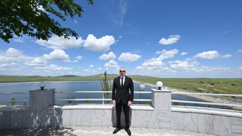 Prezident Köndələnçay su anbarları kompleksinin AÇILIŞINDA 