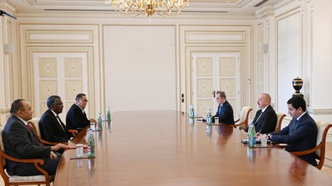 Prezident qəbul keçirib - FOTO