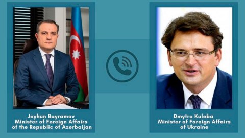 Ceyhun Bayramov ukraynalı həmkarı ilə danışıqlar APARDI 