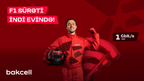 "Bakcell" yeni məhsulu ilə F1 sürətini evlərə gətirəcək!