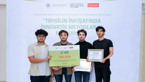 BMU tələbələri “Təhsilin inkişafında innovativ metodlar” müsabiqəsində qalib olub