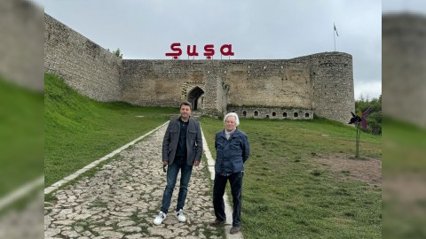 Avropa Parlamentinin deputatı Şuşada - FOTO
