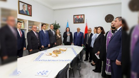 ADU-da Belarus dili və mədəniyyəti mərkəzinin açılışı olub - FOTOLAR