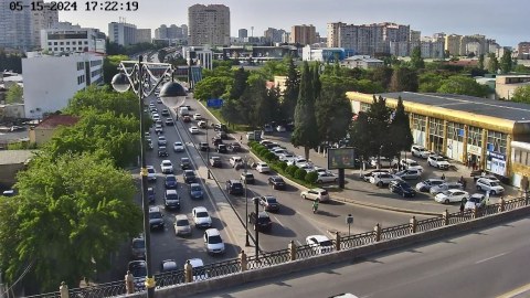 Bakıda yenə tıxac var 