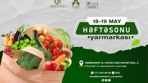 Həftəsonu “Kənddən Şəhərə” yarmarkası keçiriləcək
