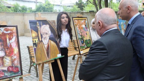 Lənkəran dövlət universitetində Füzulinin ildönümü qeyd edilib - FOTOLAR