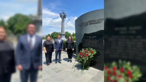 Tbilisidə Ümummilli Lider in anadan olmasının 101 illiyi qeyd edilib
