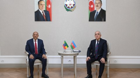 Əli Əsədov Efiopiya Baş nazirinin müavini ilə görüşdü