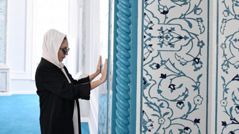 Zəngilanda yeni inşa olunan məscidin açılışı - FOTO
