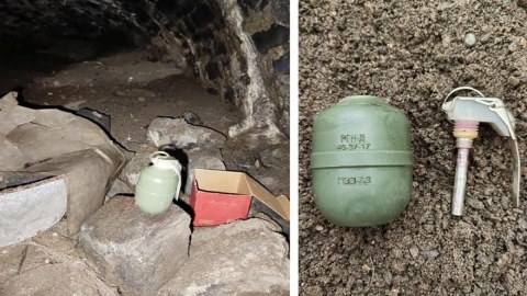 Tuneldə qumbara aşkarlandı - FOTO