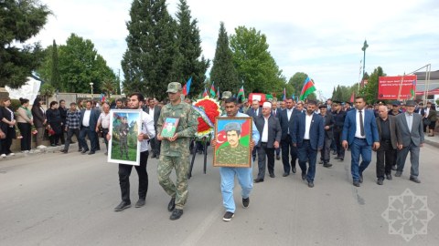 Birinci Qarabağ şəhidləri doğulduğu torpaqda dəfn olundular - FOTOLAR