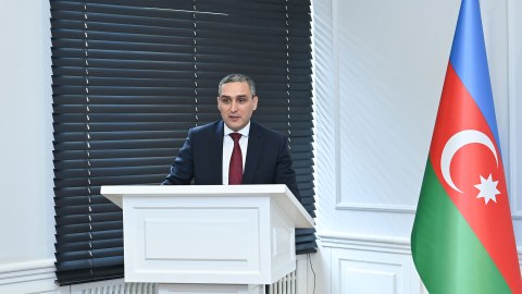 Qarabağ Universitetinin rektoru kollektivə təqdim edildi - FOTOLAR 