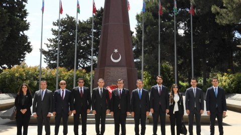 TBMM Baş katibinin müavini Azərbaycanda - FOTO