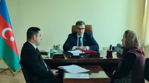 Novruz Aslanov seçicilərini qəbul edib - FOTOLAR