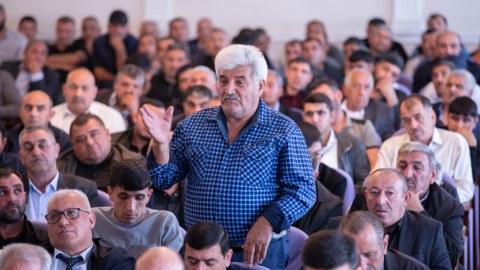 “Aqroservis” ASC-nin rəhbərliyi mexanizatorlarla görüşüb - FOTO