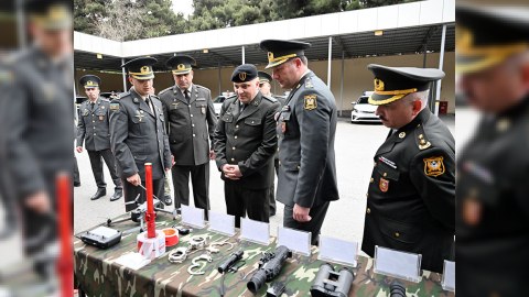Gürcüstanın Hərbi Polis rəisi Azərbaycana gəldi 