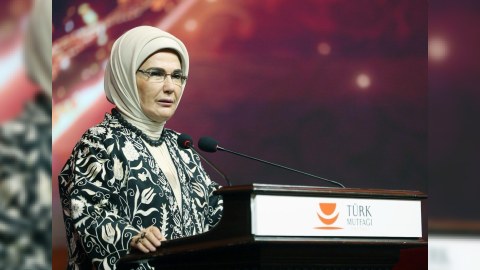 Əminə Ərdoğan Türk mətbəxi həftəsində çıxış etdi - FOTO