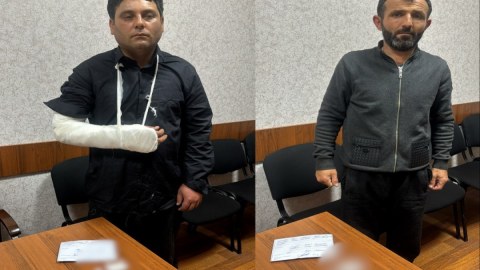 Polis saxlayan zaman özünə xəsarət yetirdi
