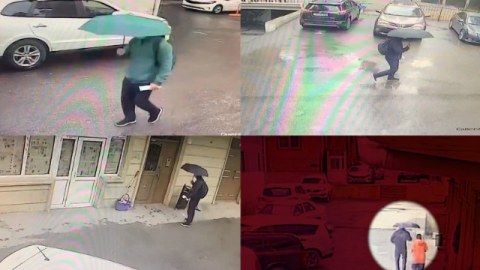Bakıda əli çətirli mənzil oğrusu saxlanıldı - VİDEO