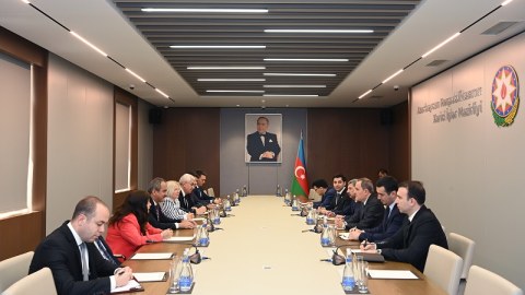 Ceyhun Bayramov TBMM-nin komissiya sədrini qəbul edib