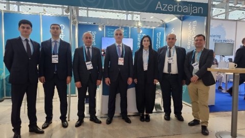Azərbaycan nümayəndə heyəti Beynəlxalq Nəqliyyat Forumunun Sammitində - FOTOLAR