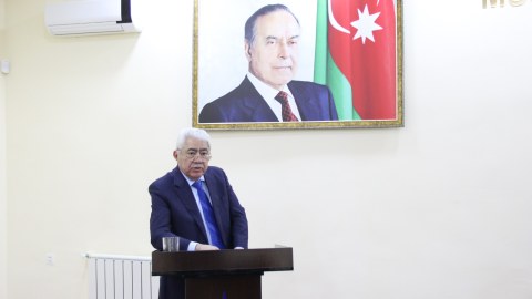 Ağalar Vəliyev Goranboy rayon Ağsaqqallar Şurasının hesabat konfransında - FOTO
