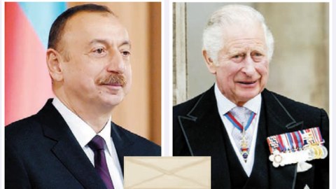 Kral İlham Əliyevi TƏBRİK ETDİ