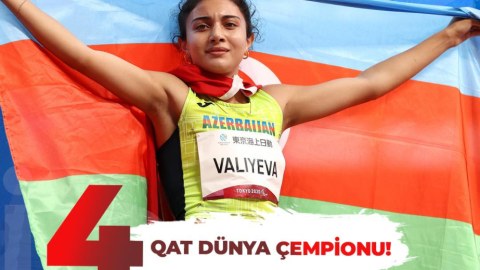 Paraatletimiz 4-cü dəfə dünya çempionu oldu