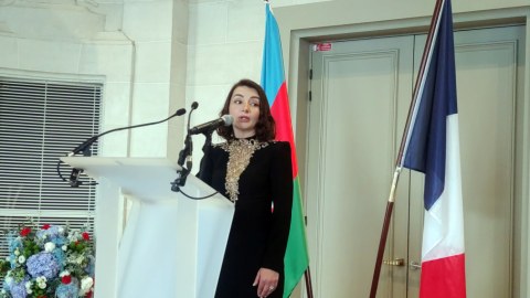 Parisdə Müstəqillik Günü qeyd olunub - FOTO