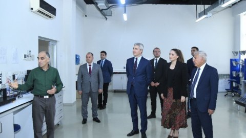 Mustafa Abbasbəyli BMU-nun qonağı olub - FOTO