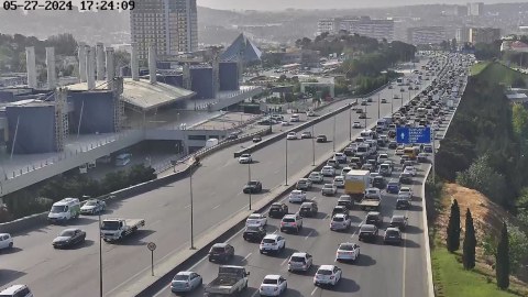 Bakının 19 yolunda tıxac var - SİYAHI
