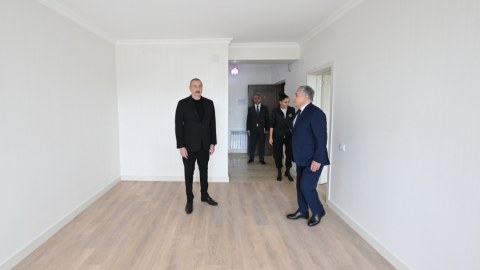 Prezident ailəsi ilə birgə Xocalıda - FOTOLAR