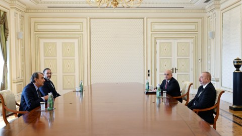 Prezident şirkət rəhbərini qəbul etdi