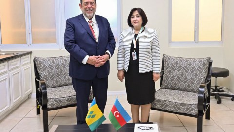Sahibə Qafarova Antiqua və Barbudada görüşlər keçirib - FOTO