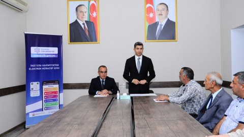 Naftalanda növbəti səyyar qəbul keçirilib - FOTO