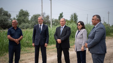 İlhamə Qədimova Salyanda fermerlərlə görüşüb - FOTO