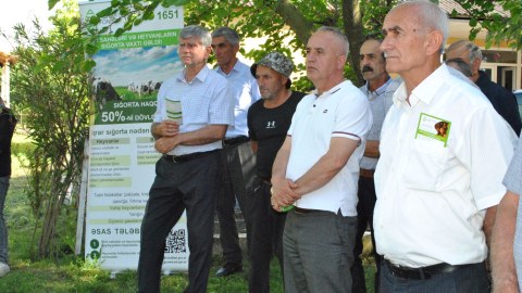 Aqrar Sığorta Fondu Zaqatala və Qaxda fermerlərlə görüşlər keçirib - FOTOLAR