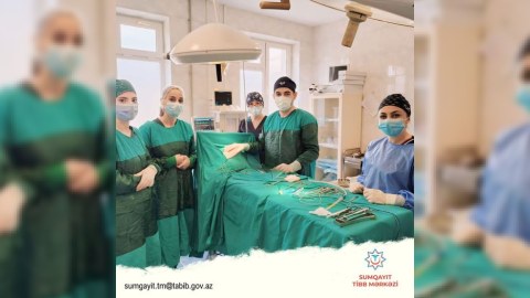 Sumqayıt Uşaq Xəstəxanasında daha bir mürəkkəb əməliyyat