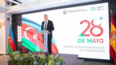 Müstəqillik Günü Madriddə təntənəli qeyd edilib - FOTO