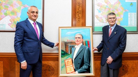 Əziz Səncər Naxçıvanda - FOTO