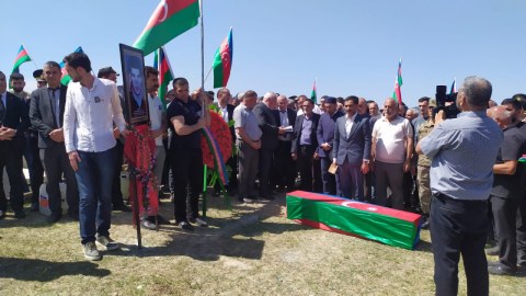 Şəhid Rüfət Cabbarov Siyəzəndə dəfn olundu