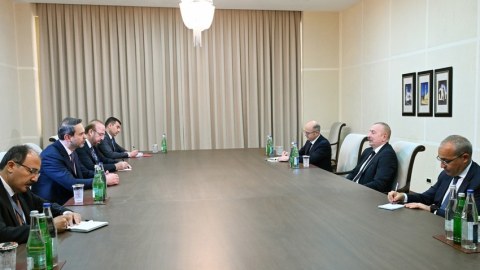İlham Əliyev Alparslan Bayraktarı qəbul edib