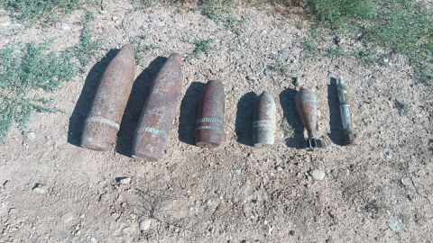 Naxçıvanda 6 mərmi aşkar edilib - FOTO