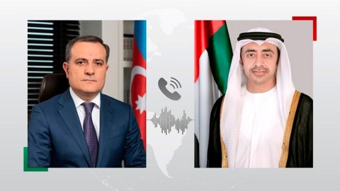 Ceyhun Bayramov ərəb həmkarı ilə danışıqlar APARDI
