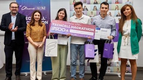 Azercell-in dəstəyilə həyata keçirilən “Techcell” hakatonu başa çatdı