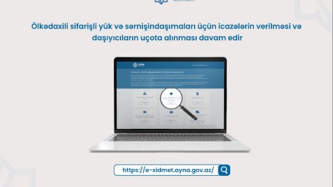 Ölkədaxili sifarişli yük və sərnişindaşımaları üçün müraciət edənlərin sayı açıqlandı