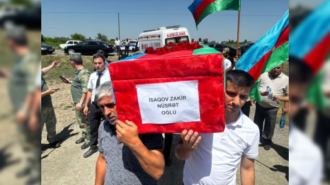 Birinci Qarabağ müharibəsinin şəhidi Zərdabda dəfn olundu